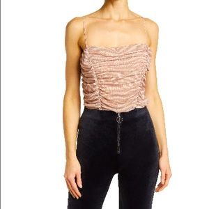 AFRM animal print bodysuit